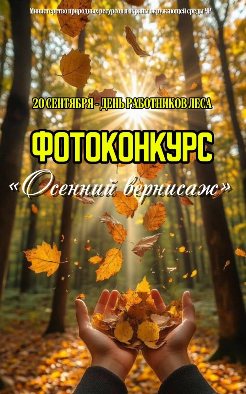 Министерство природных ресурсов и охраны окружающей среды Чеченской Республики объявляет о проведении фотоконкурса «Осенний вернисаж».